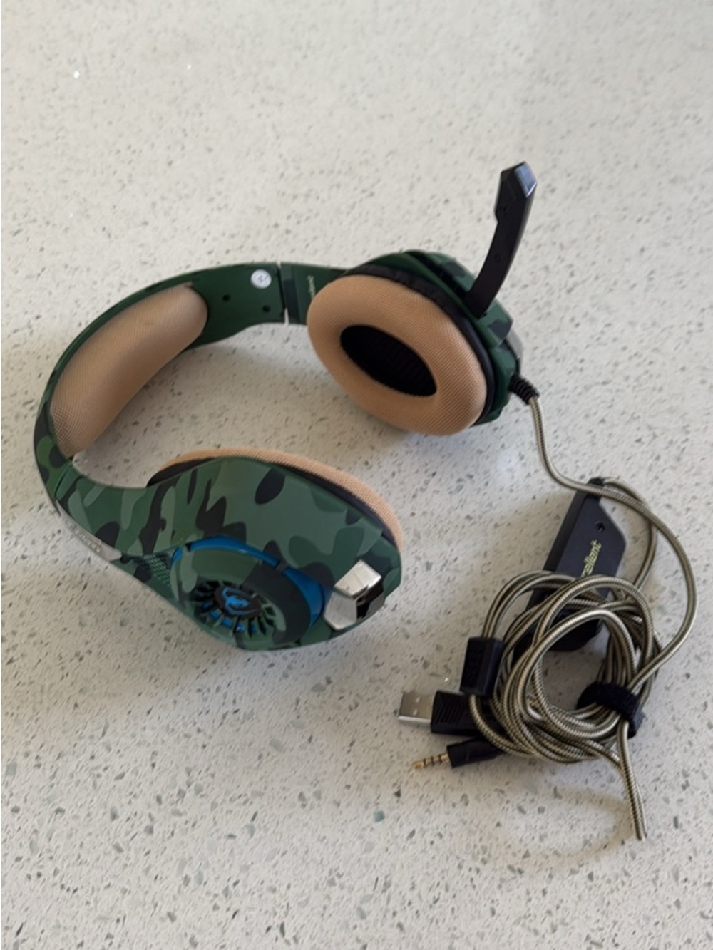 Beexcellent GM-100 Gaming Over Ear Headset with Mic and Stereo Sound